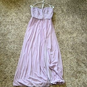 David’s Bridal Iris Strapless Dress